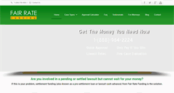 Desktop Screenshot of fairratefunding.com